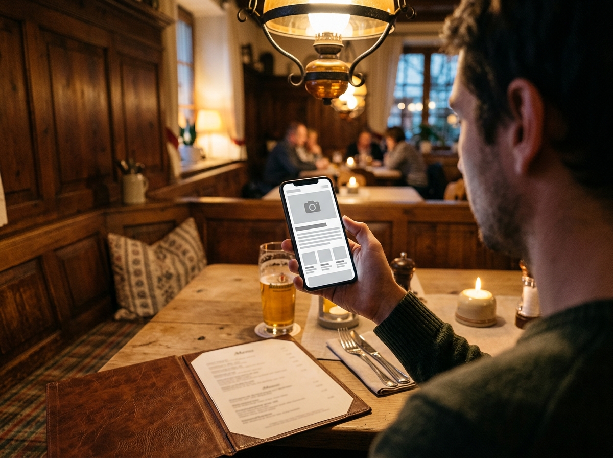 Beitragsbild: Restaurants und Cafés ohne eigene Website: Warum Facebook und Instagram allein nicht reichen