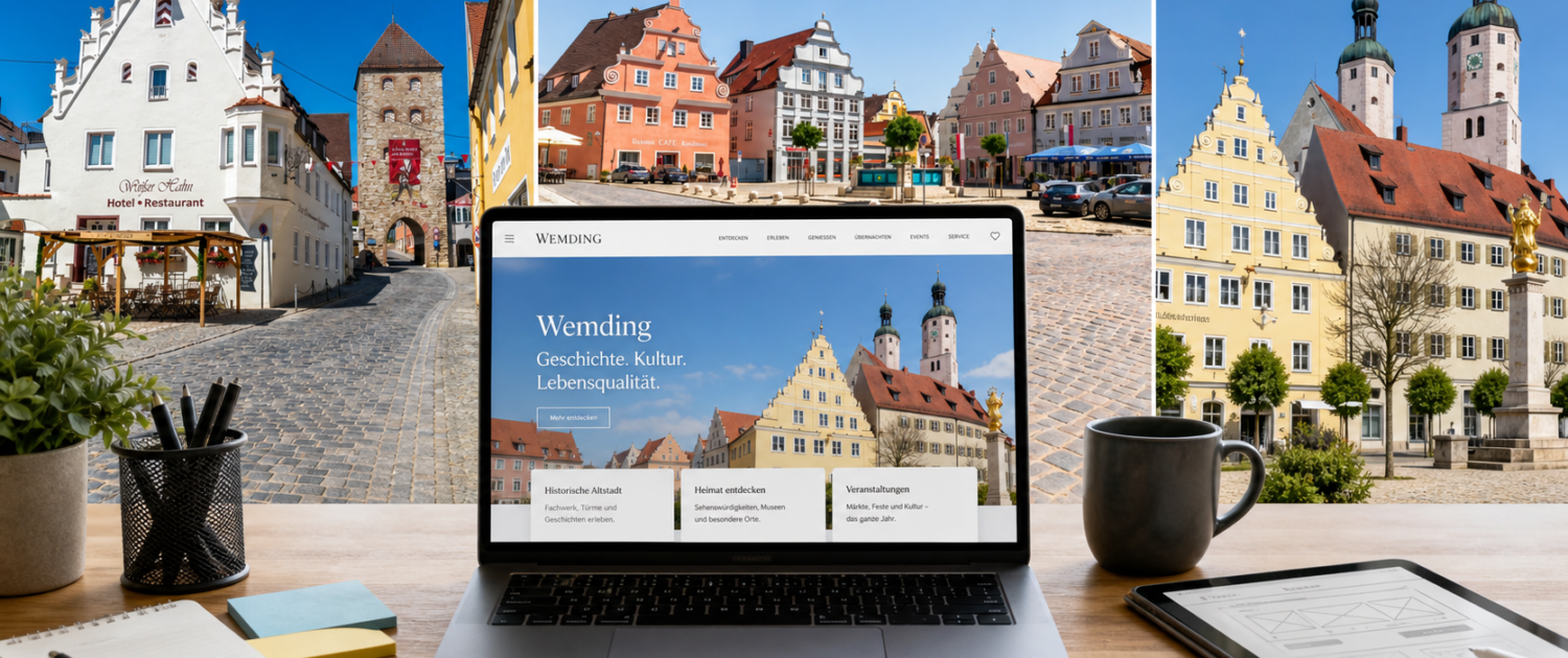 Webdesign Wemding für Unternehmen und Vereine